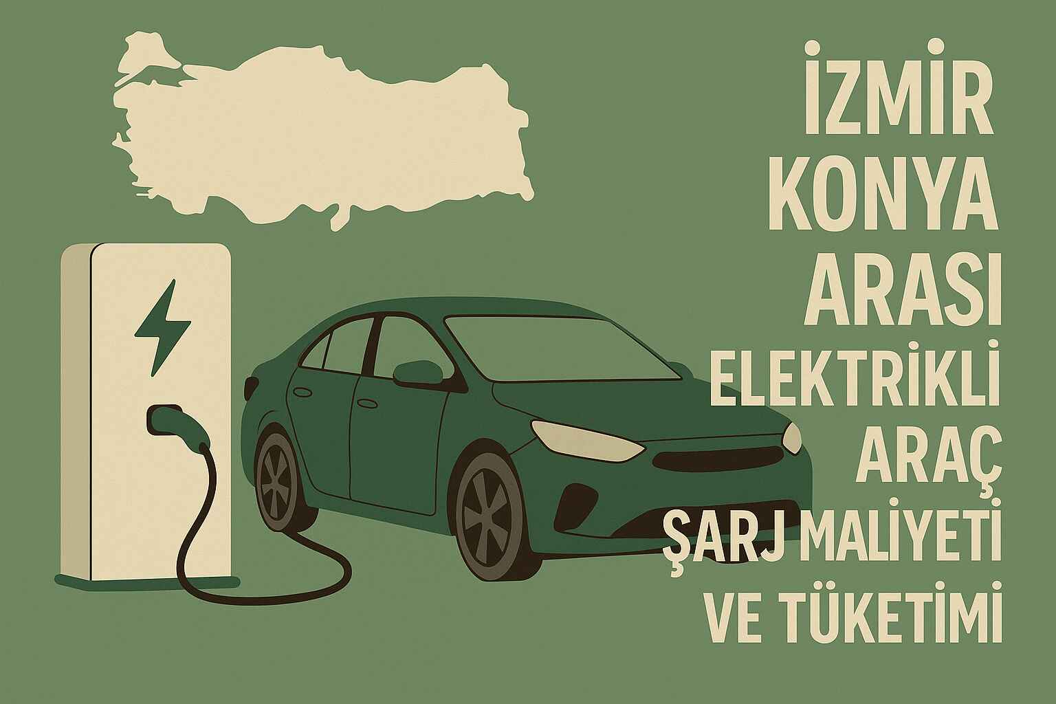 İzmir Bursa Arası Elektrikli Araç Şarj Maliyeti ve Tüketimi